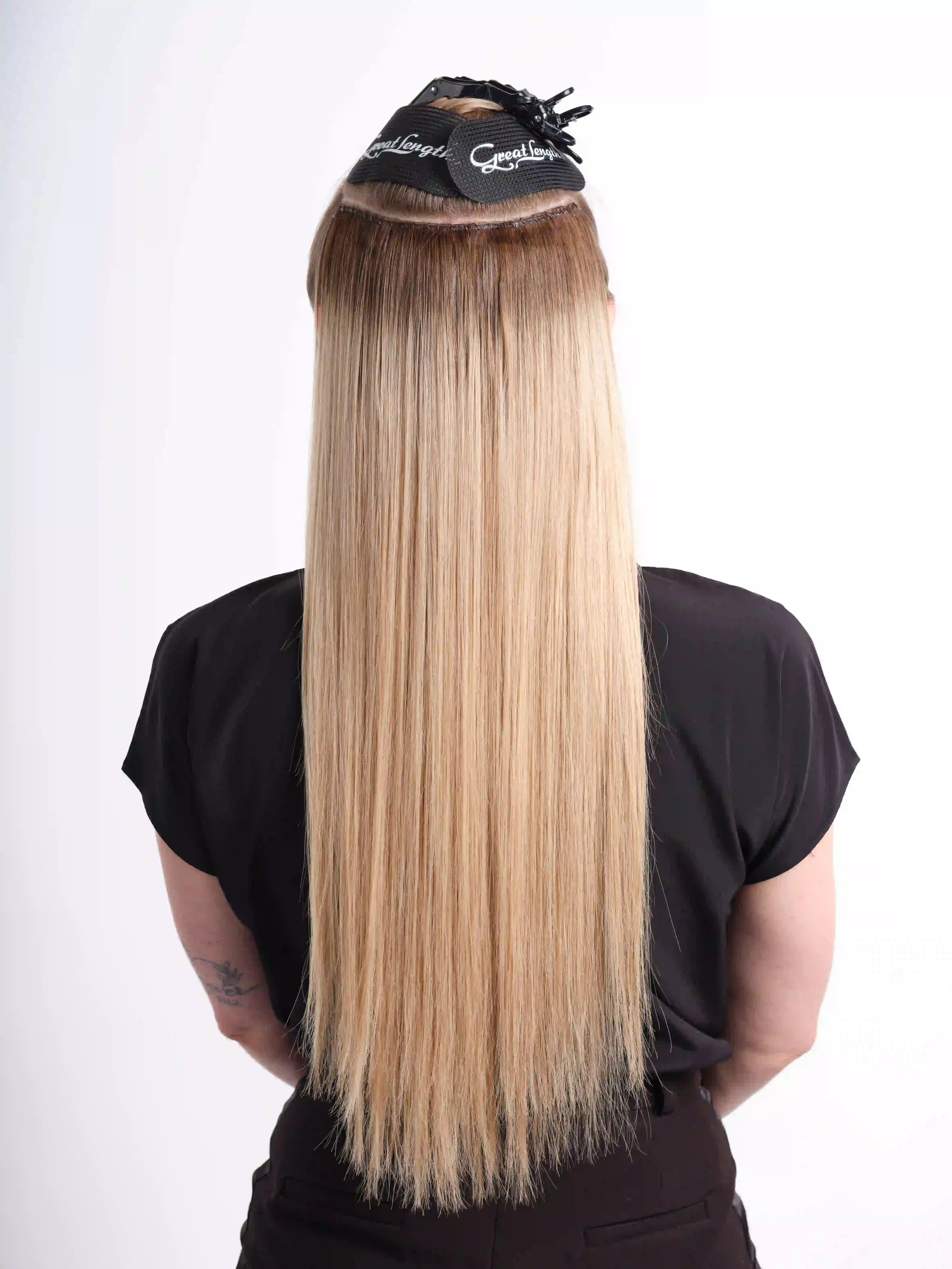 Great Lengths Weft Linea Technik - GL Weft Extensions Methode und Anwendung Wien