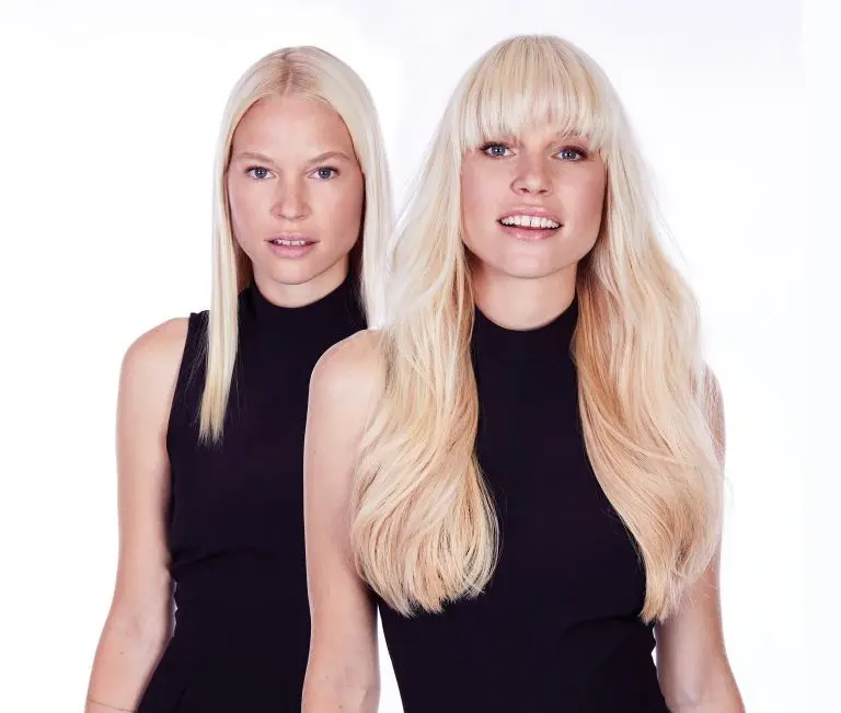 Tape Extensions Vorher Nachher - GL Tapes Haarverlängerung Ergebnis Wien