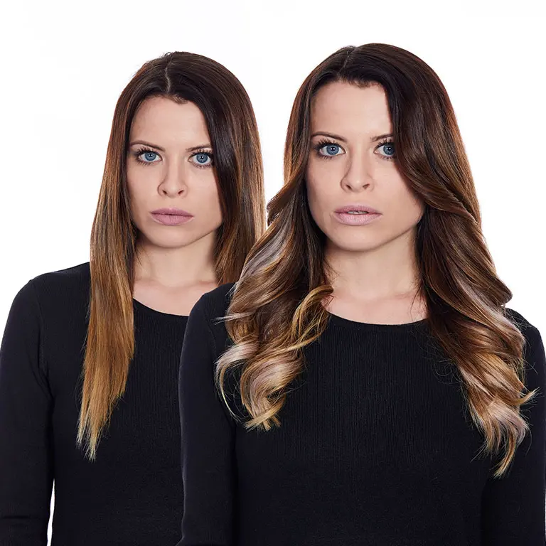 Haarverlängerung Vorher Nachher - Great Lengths Keratin Bonding Extensions Wien